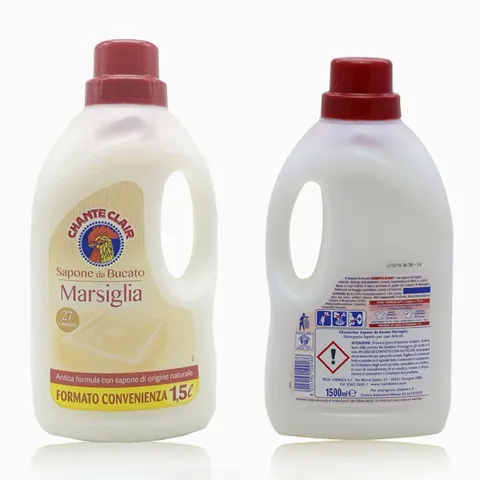 Nước xà phòng giặt tẩy trắng quần áo gà trống Chanteclair Marseille Ý 1.5L