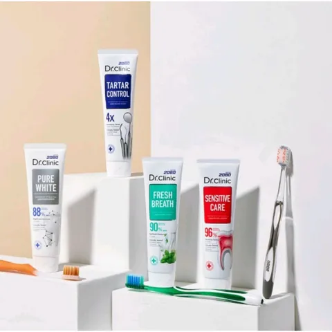 Kem Đánh Răng 2080 DR.CLINIC Đánh Bay Mảng Bám, Giảm Ê Buốt, Ngăn Ngừa Hơi Thở Có Mùi 125gr