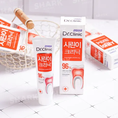 Kem Đánh Răng 2080 DR.CLINIC Đánh Bay Mảng Bám, Giảm Ê Buốt, Ngăn Ngừa Hơi Thở Có Mùi 125gr