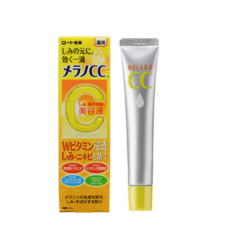 Serum Melano CC Whitening -Tinh chất vitamin C dưỡng trắng da, làm mờ thâm nám, làm sáng thâm mụn và dưỡng da sáng mịn đều màu