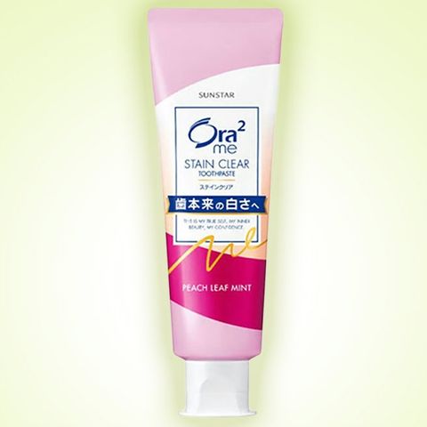 Kem đánh răng Ora2 me Stain Clear răng trắng bóng, hơi thở thơm mát / ngừa sâu răng Nhật Bản 140g