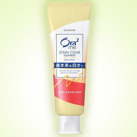 Kem đánh răng Ora2 me Stain Clear răng trắng bóng, hơi thở thơm mát / ngừa sâu răng Nhật Bản 140g