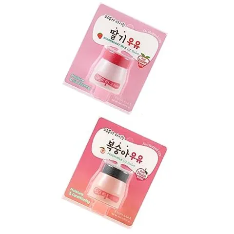 Son dưỡng môi căng mọng dưỡng ẩm WELCOS Kwailnara Milk Lip Balm Hàn Quốc 10ml