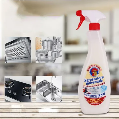 Chai xịt tẩy bề mặt đa năng ChanteClair 600ml vệ sinh bếp, giày, sofa an toàn da tay