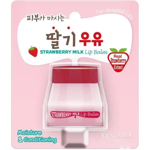 Son dưỡng môi căng mọng dưỡng ẩm WELCOS Kwailnara Milk Lip Balm Hàn Quốc 10ml