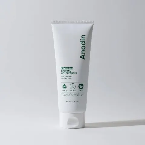Sữa rửa mặt sạch sâu dành cho da dầu mụn, nhạy cảm Ph 5.5 Anodin KavaKava Calming Gel Cleanser 150ml