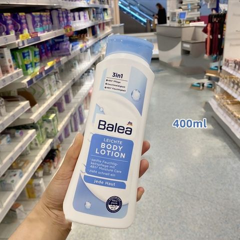 Sữa dưỡng thể Trắng da mềm mướt Balea Body Lotion Đức 400ml