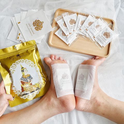 Miếng dán thải độc chân Dusitra Gold Princess Royal Thái Lan 10 miếng
