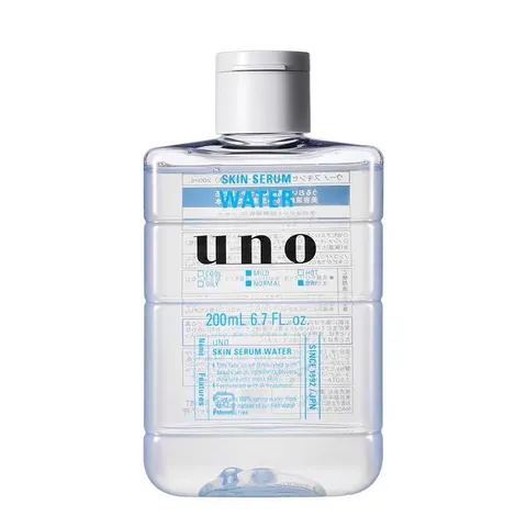 Nước hoa hồng cho nam kiểm soát dầu Uno Skin Serum Water Nhật Bản 200ml