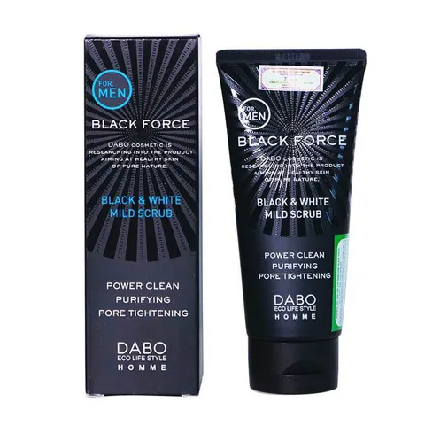 Sữa rửa mặt nam thải độc, khử nhờn, dưỡng ẩm Dabo Black Fore Hydration Hàn Quốc 120ml