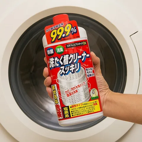 Nước tẩy vệ sinh lồng máy giặt Rocket 99,9% của Nhật bản 550g
