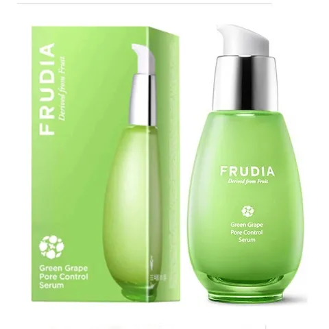 Serum dưỡng ẩm, se khít lỗ chân lông chiết xuất Nho Xanh Frudia Green Grape Pore Control Hàn Quốc 50g