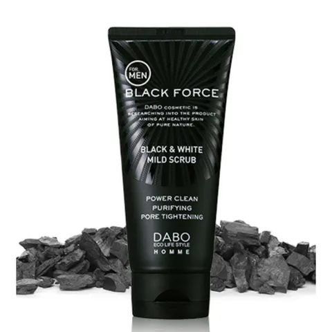 Sữa rửa mặt nam thải độc, khử nhờn, dưỡng ẩm Dabo Black Fore Hydration Hàn Quốc 120ml
