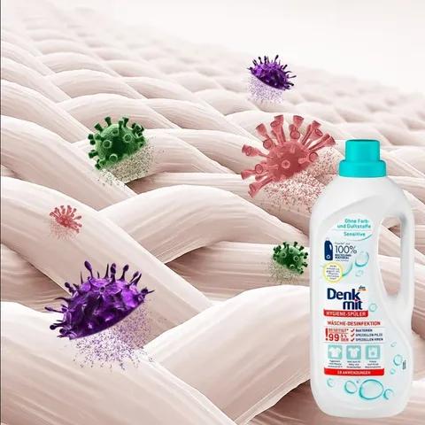 Nước xả khử trùng đồ giặt khử mùi, diệt khuẩn Denkmit nhập khẩu Đức 1.5l