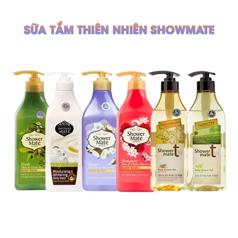 Sữa Tắm Showermate Goal Milk Moisturising & Whitening Tinh Chất Sữa Dê Làm Trắng & Dưỡng Ẩm Da 550ml