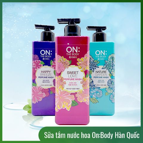 Sữa tắm On:The Body hương nước hoa, dưỡng ẩm Hàn Quốc 500g