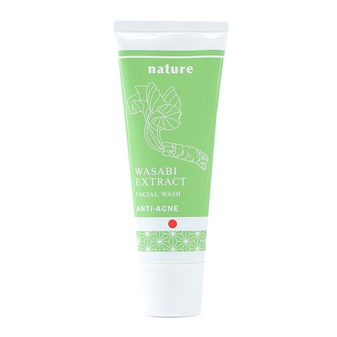 Sữa rửa mặt ngừa mụn, se khít lỗ chân lông Naris Wasabi Extract Facial Wash 100g