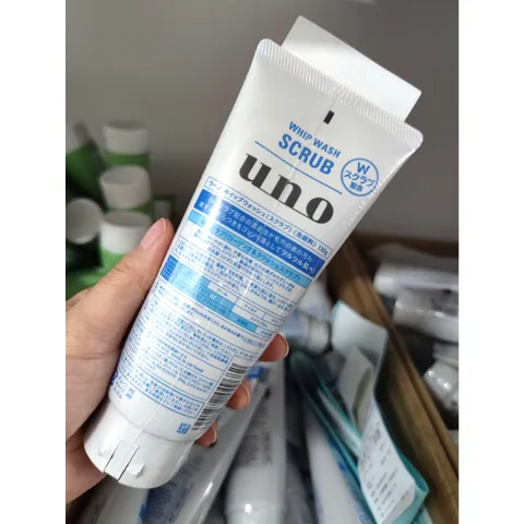 [Nội Địa Nhật Bản] Sữa rửa mặt nam tạo bọt Sạch nhờn cho da dầu UNO Whip Wash Nhật Bản 130g