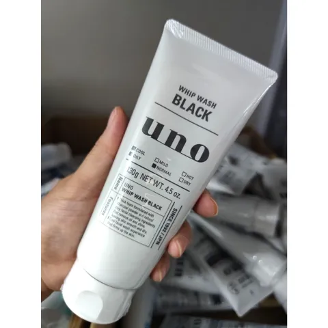 [Nội Địa Nhật Bản] Sữa rửa mặt nam tạo bọt Sạch nhờn cho da dầu UNO Whip Wash Nhật Bản 130g