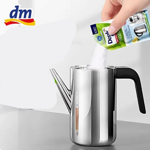 Bột tẩy cặn bình đun nước, Ấm siêu tốc, máy pha cà phê Denkmit của Đức 2 gói