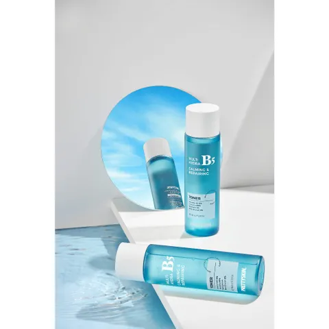 Nước Hoa Hồng Phục Hồi Dưỡng Trắng Pretty Skin Multi Hydra B5 Calming & Repairing Toner 205ml