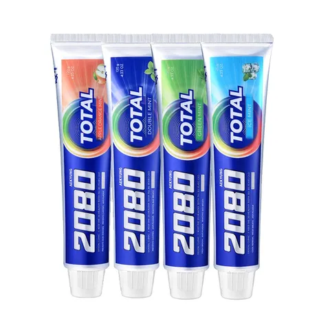 Kem đánh răng bạc hà và táo 2080 Total Double Hàn Quốc giảm hôi miệng, chống viêm nướu 120g