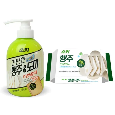 Nước giặt khăn lau dầu mỡ và thớt nhà bếp Mukunghwa Dishtowel Clean Soap Hàn Quốc