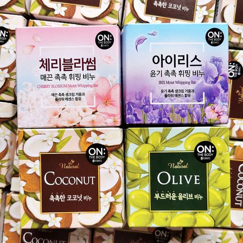 Xà bông tắm hương hoa trái cây On: The Body 90gr Hàn Quốc