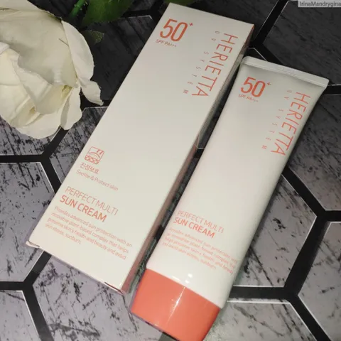 Kem chống nắng thảo dược, kem lót đa năng Welcos Herietta UV System Perfect Multi Sun Cream