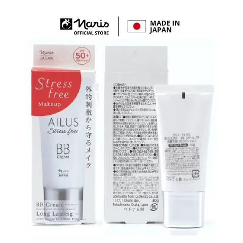 Kem nền trang điểm đa chức năng BB Cream Naris Ailus Stress Free 30g - che khuyết điểm, kiềm dầu