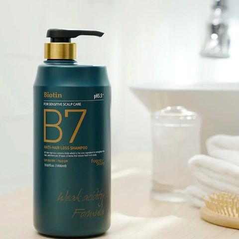 Dầu gội xả Biotin B7 Welcos Forest Hair Loss Shampoo sạch gàu, giảm ngứa Hàn Quốc