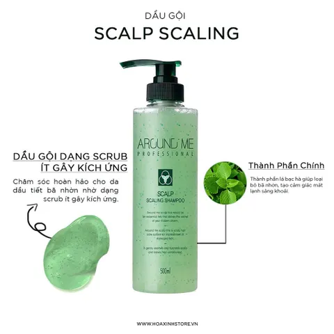 Dầu gội/xả cân bằng da đầu và phục hồi tóc Around Me Scalp Balancing Treatment Hàn Quốc 500ml
