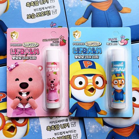 Son dưỡng trẻ em chống nứt nẻ môi Pororo Lipbalm Hàn Quốc 4.2g