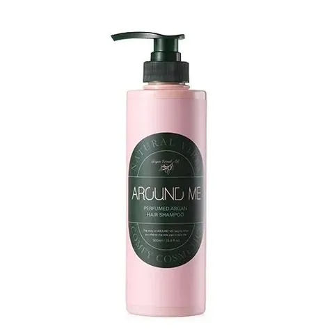 Dầu gội xả thảo dược Argan Around Me Shampoo phục hồi tóc khô xơ, gãy rụng, kích thích mọc tóc 500ml
