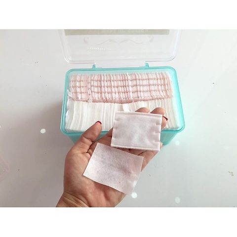 Bông tẩy trang chất mềm chuẩn Suri Make Up Cotton 460 miếng