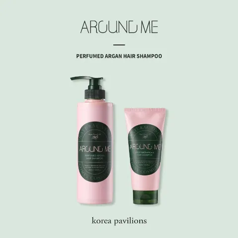Dầu gội xả thảo dược Argan Around Me Shampoo phục hồi tóc khô xơ, gãy rụng, kích thích mọc tóc 500ml