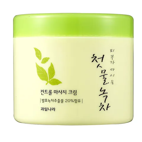 Kem tẩy trang trà xanh Welcos Green Tea Fresh Cleansing Cream sạch sâu, duy trì độ ẩm Hàn Quốc 300g
