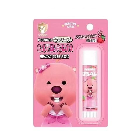 Son dưỡng môi trẻ em Pororo Capsule Lip Balm dưỡng ẩm hiệu quả an toàn cho bé Hàn Quốc 4.2g
