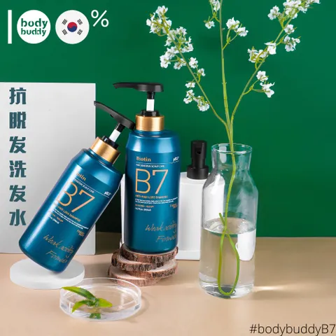 Dầu gội xả giảm gàu, ngăn rụng tóc Biotin B7 Anti Hair Loss Shampoo cân bằng độ PH 5.5 Hàn Quốc