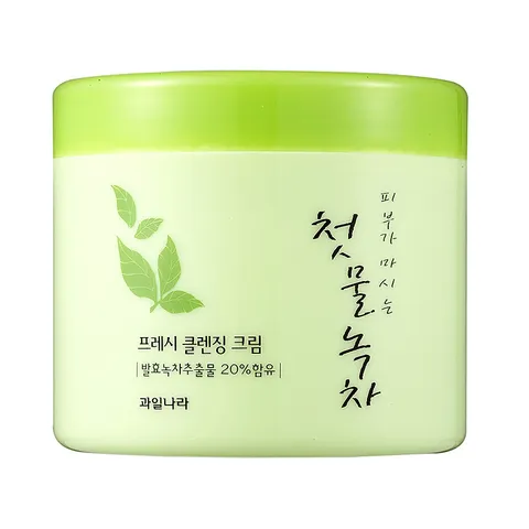 Kem tẩy trang thảo dược trà xanh Welcos Green Tea Cleansing Cream Hàn Quốc 300g