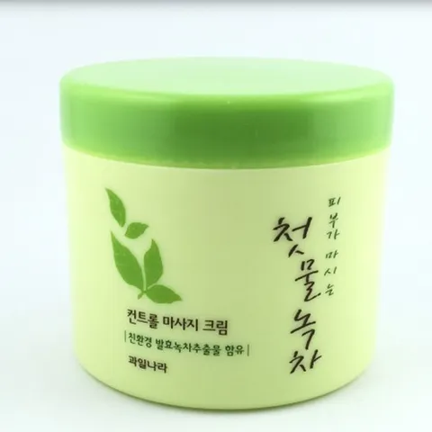 Kem tẩy trang thảo dược trà xanh Welcos Green Tea Cleansing Cream Hàn Quốc 300g