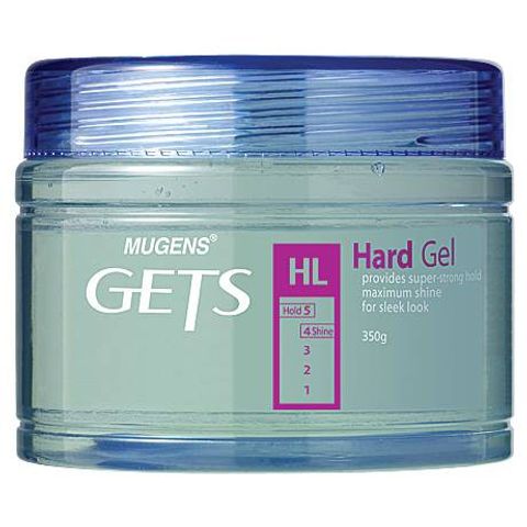 Gel vuốt tóc, tạo kiểu tóc nam siêu cứng Mugens Super Hard Hàn Quốc 330ml