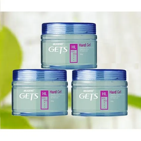 Gel vuốt tóc, tạo kiểu tóc nam siêu cứng Mugens Super Hard Hàn Quốc 330ml