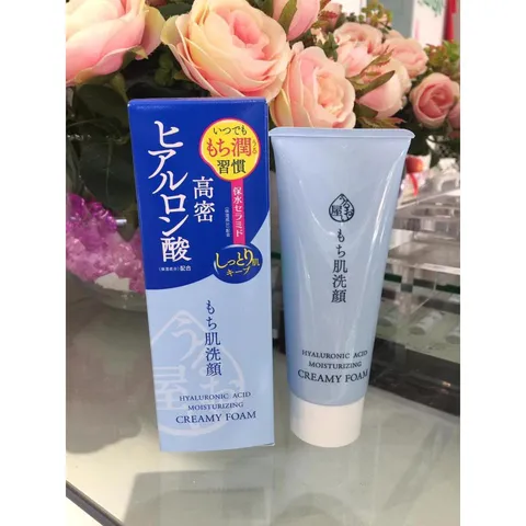 Sữa rửa mặt trắng da chống lão hóa Naris Hyaluronic Acid Moisturzing Nhật Bản 100ml