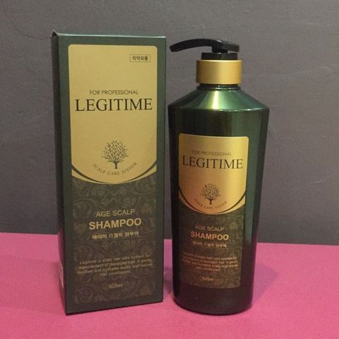 Dâu gội chuyên biệt kích thích mọc tóc nhanh, giảm gàu ngứa Legitime Age Scalp Shampoo 520g
