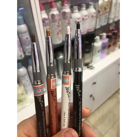 Chì kẻ mí kim tuyến Mira Glitter Auto Eyeliner Pen Hàn Quốc - Hàng chính hãng