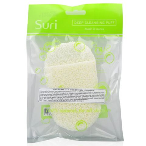 Bông tẩy tế bào chết loại sạch bụi bẩn Suri Deep Cleansing Puff Hàn Quốc
