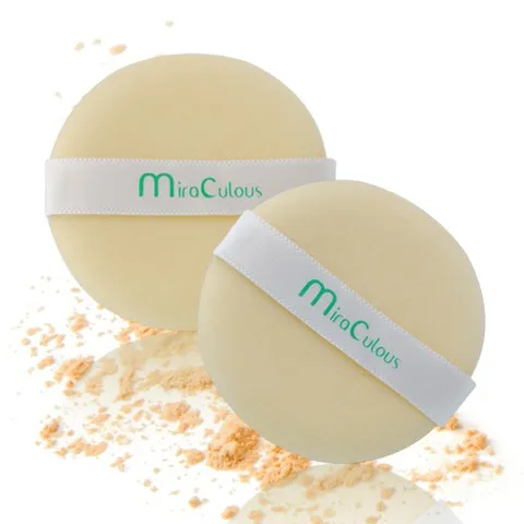 Cặp đôi bông phấn ướt tròn Mira Culous Round Flocked Puff Hàn Quốc