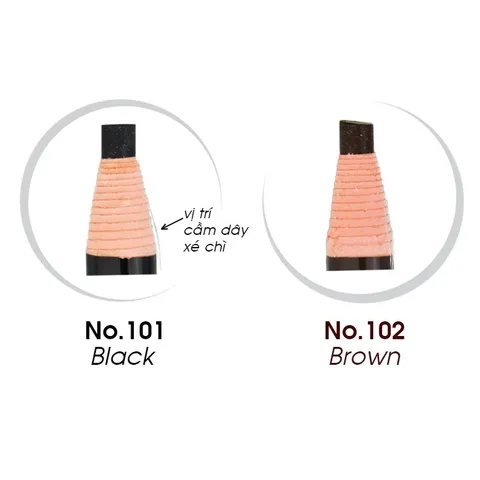 Chì kẻ mày dạng xé tiện dụng Suri Eyebrow Pencil Hàn Quốc 1.3g - Hàng chính hãng