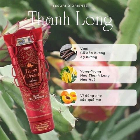 Sữa tắm dây xích lưu hương Tesori D’Oriente Cao cấp Italia 250ml - Hàng chính hãng